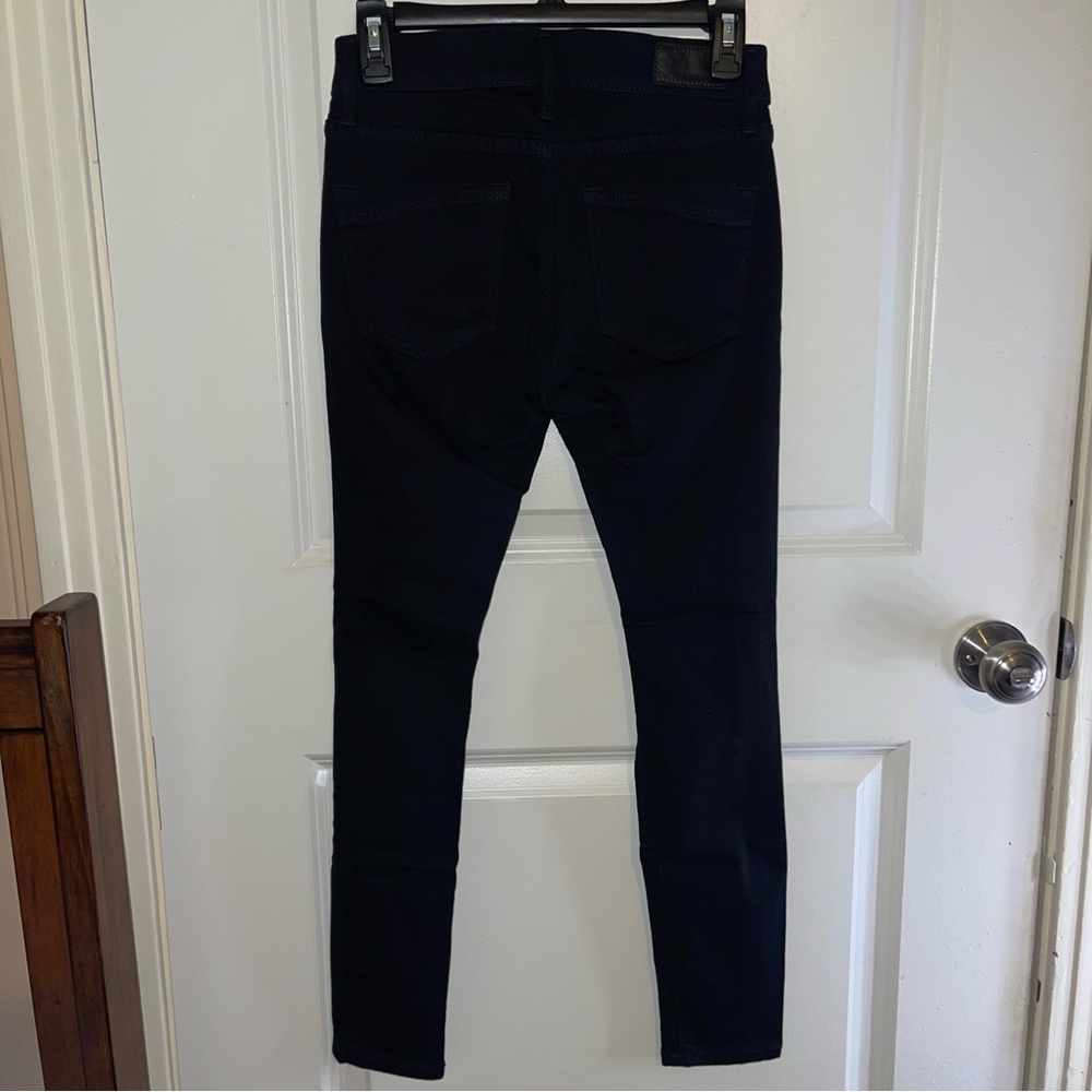 Express Black Ripped Mid Rise Legging - Picture 4 of 7